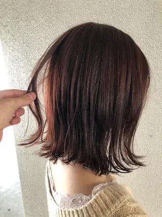 ミディアム カラー ヘアアレンジ annuy 。のヘアスタイル