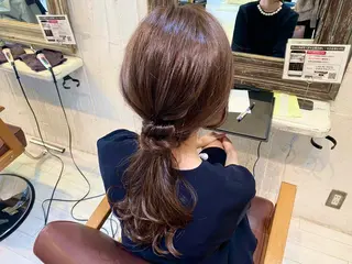 ロング ヘアアレンジ 髪質改善/艶カラー 🎀レイヤーカットのヘアスタイル