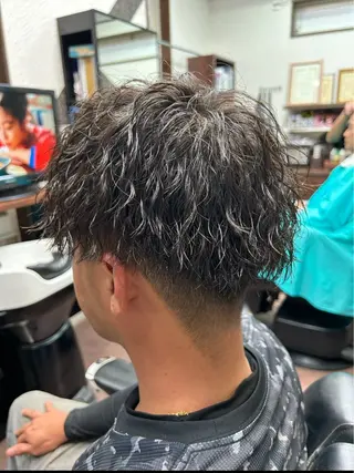 パーマ メンズ 河野 敬之のヘアスタイル