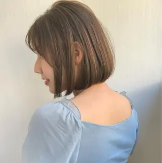 ミディアム カラー ツカハラ リリカ 👒柔らかカラー👒のヘアスタイル