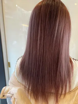 セミロング カラー 美髪形成！色素改善！ 秋田　和輝のヘアスタイル