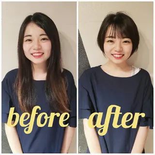 ショート [店長]カラーが好評 　小林のヘアスタイル