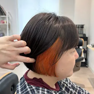 ショート ✨透明感カラー/ 縮毛矯正/うみ✨️のヘアスタイル