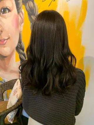 ロング カラー パーマ 名古屋駅/トップス タイリスト/大黒拓哉のヘアスタイル