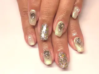 ミディアム AQUA nailのネイルデザイン