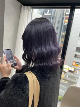 ミディアム カラー ヘアアレンジ ar+ ❤︎ maiのヘアスタイル