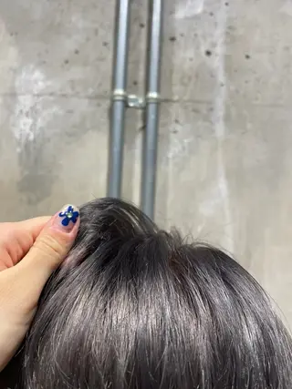 カラー メンズ 🪿透明感/艶カラー ﾜﾀﾅﾍﾞｱｵｲのヘアスタイル