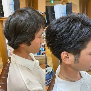 メンズ 北生駒☆カットが得意 鎌田フミヤのヘアスタイル