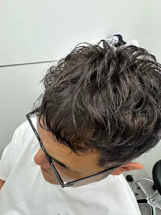 ショート カラー メンズ 髪質改善 /ツヤ髪/植竹偉吹のヘアスタイル