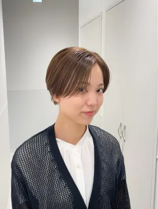 ショート カラー パーマ ヘアアレンジ キッズ 大人スタイル 太田のヘアスタイル