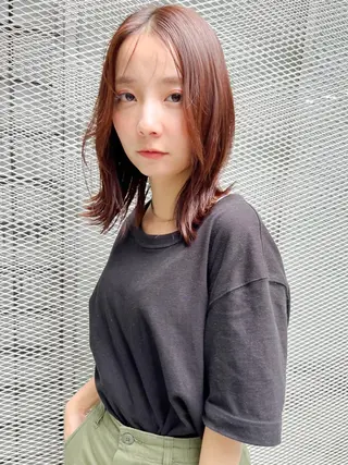 ミディアム 一ノ瀬 暁のヘアスタイル