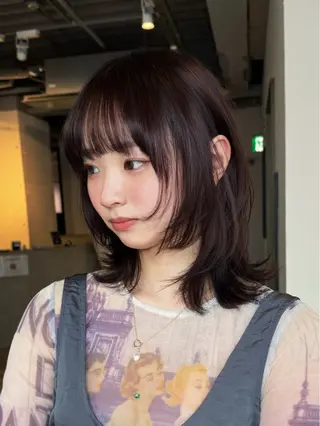 ミディアム 🍀祥吾🍀レイヤー ✨透明感カラー✨のヘアスタイル