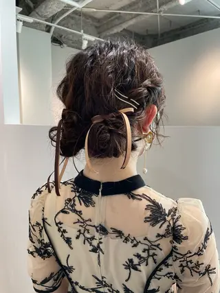 ロング ヘアアレンジ ♡kyoka /  uyu♡のヘアスタイル