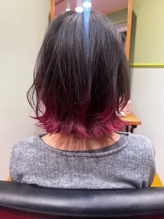 ショート 紙屋町ショート /ボブ　パーマ河内蓮のヘアスタイル