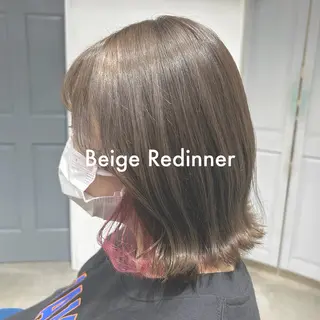 ミディアム カラー Eri 🌿透明感・艶カラーのヘアスタイル