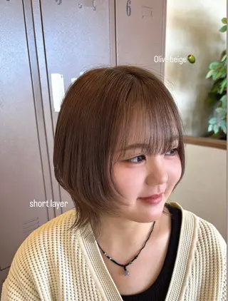 ショート Moana by HEADLIGHT 沖縄東崎店 【モアナ バイ ヘッドライト】所属・山口 南のヘアスタイル