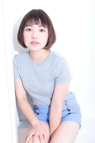 ショート 丸みショートボブ/ タッセルボブ 吉野のヘアスタイル