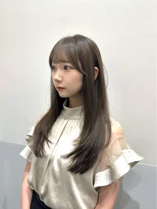 ロング カラー 矢野 晃平のヘアスタイル