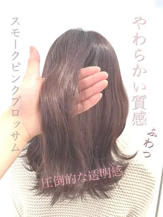 セミロング カラー 【悩み解決!美髪へ】 店長 平間 響のヘアスタイル