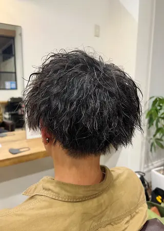 パーマ メンズ 小島 七海のヘアスタイル