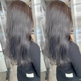 セミロング カラー yoriダブルカラー 代表すがわらのヘアスタイル