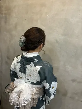 セミロング ヘアアレンジ メンズ/ヘアセット/ レイヤーカット/💶のヘアスタイル