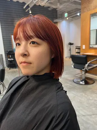 ミディアム カラー 三谷はるな /名古屋/本山のヘアスタイル