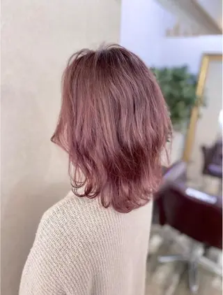 カラー 💓Yuri💓 ハイトーン/デザインのヘアスタイル