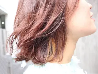 ミディアム カラー ♦︎レイヤー/ボブ/ ショート/明梨♦︎のヘアスタイル