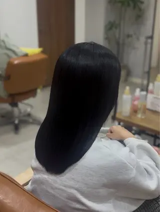 セミロング HONOKA/矯正/ ボブ/艶感カラーのヘアスタイル