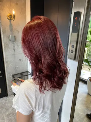 セミロング カラー 🌻Insta指名 NO.1🌻Shoのヘアスタイル