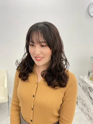 ロング パーマ Brown 藤沢店のヘアスタイル