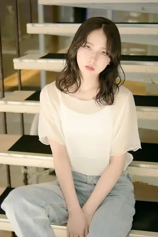 ミディアム カラー ビューティービースト 石垣店のヘアスタイル