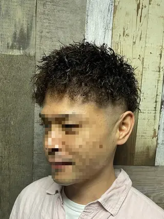 ショート パーマ メンズ メンズ特化型/永井 友貴のヘアスタイル