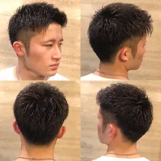 ショート ヘアアレンジ メンズ 萩原 勇樹のヘアスタイル