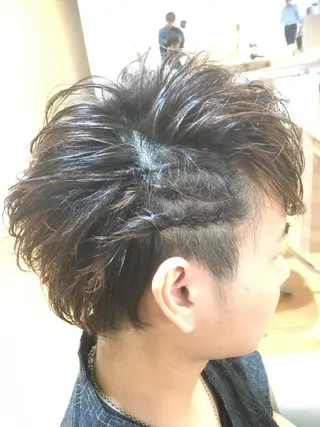 ヘアアレンジ メンズ メンズカット 三村洸斗のヘアスタイル