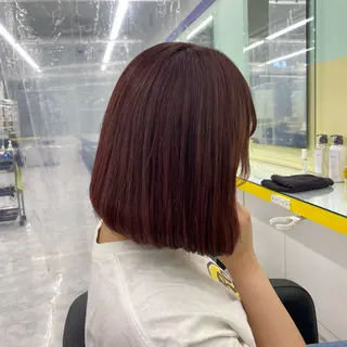 ショート カラー ヘアアレンジ mai🍑暖色カラー /レイヤー💖のヘアスタイル