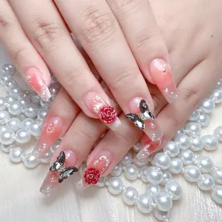 ネイル M🌷nail 長さだし専門店のネイルデザイン