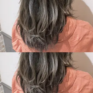 ミディアム カラー パーマ ヘアアレンジ 【ツヤ髪美容師】 ツダケイスケのヘアスタイル