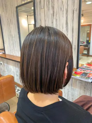 ショート くびれショート・ボブ カットorパーマ特化のヘアスタイル