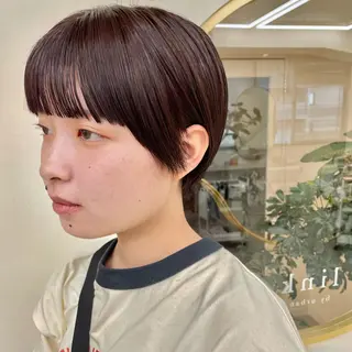 ショート カラー ショート・ボブ ・ウルフ✂︎IMAIのヘアスタイル