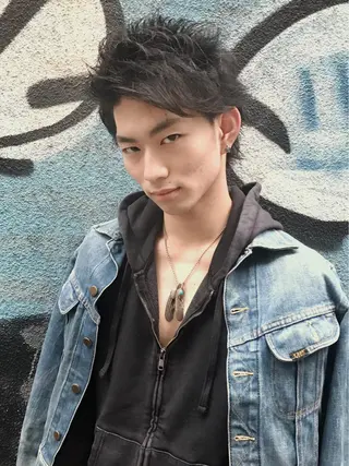 カラー メンズ メンズヘア特化 崎田 成人のヘアスタイル