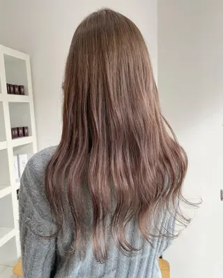 セミロング カラー mir MIYUのヘアスタイル