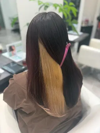 ロング カラー 渋谷髪質改善/縮毛 矯正/かすが🪽🫧のヘアスタイル