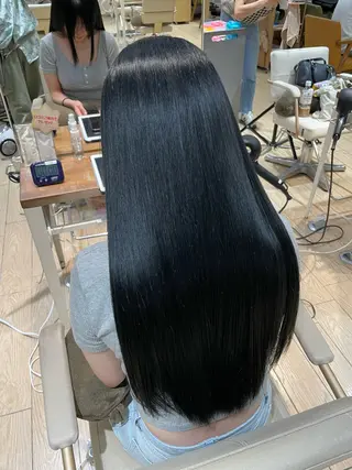 ロング 艶カラー/中崎町/ マナ🌼のヘアスタイル