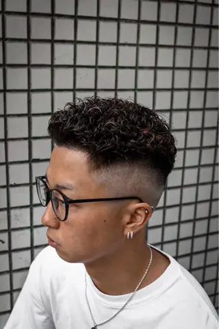 ショート カラー パーマ メンズ 💈men's💈 satoru中目黒のヘアスタイル