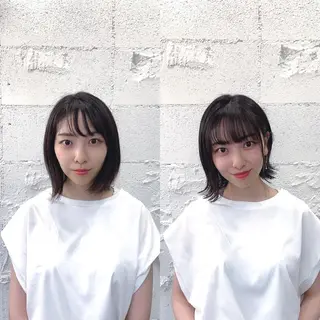 ミディアム 韓国カットパーマ✂︎ Toshiのヘアスタイル