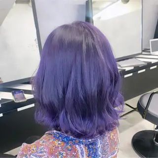 ミディアム カラー ブリーチ&エクステ 🥀ケアカラー特化のヘアスタイル