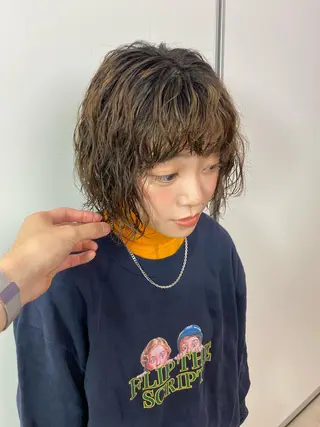 ミディアム 羽切 涼太のヘアスタイル