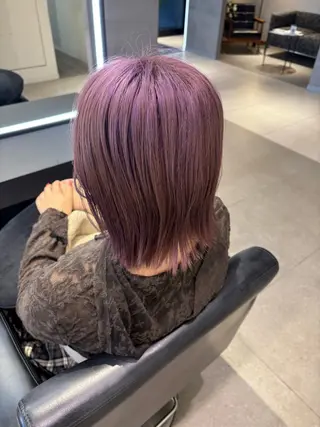ミディアム カラー ERII /伏見 カットモデル募集中！のヘアスタイル